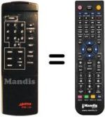 Replacement remote control SR 031 A