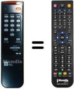 Télécommande équivalente OR 49