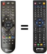 Télécommande équivalente Telesystem PALCO 32 / L07 HD READY