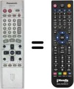 Télécommande équivalente EUR 7615KPO