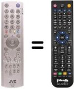 Télécommande équivalente JVC PD-42B50BU