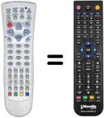 Télécommande équivalente Daewoo PDP 42 IRAL