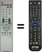 Télécommande équivalente Pioneer PDP 436