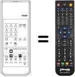 Télécommande équivalente Zanussi 25 SS 556 P