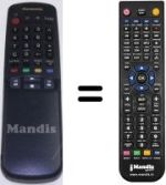 Télécommande équivalente EUR 51924