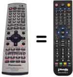 Télécommande équivalente EUR 7624KR0