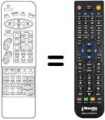 Télécommande équivalente Daewoo DTY 2898 TF / SC