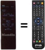 Télécommande équivalente RB-34 P