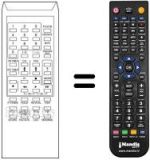 Télécommande équivalente RC-1039 E