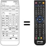 Télécommande équivalente RC-1066 E