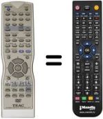 Télécommande équivalente RC-829 A