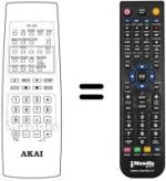 Télécommande équivalente Akai CT 2159 PT