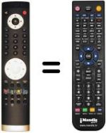 Télécommande équivalente RC 1063