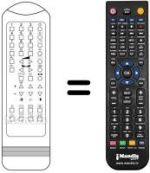 Replacement remote control RC 1255