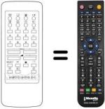Télécommande équivalente RC 210