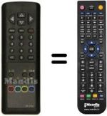 Télécommande équivalente LG CB 14E80