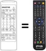 Télécommande équivalente Sinudyne 1999 V