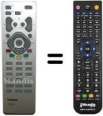 Télécommande équivalente RCT 311 TA1