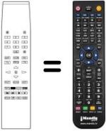 Télécommande équivalente RC 504