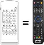 Télécommande équivalente RC 5540