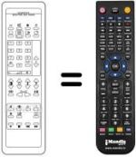 Télécommande équivalente RC 5903