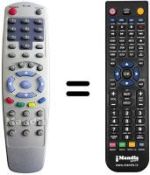 Télécommande équivalente RC 5R