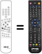 Télécommande équivalente Akai TV 32R1 T