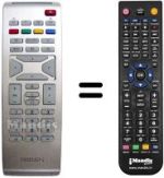 Télécommande équivalente Aristona 23 PF 4321