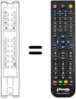 Télécommande équivalente RCT 300