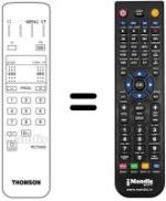 Replacement remote control Pathé Marconi 55 MT 41 N