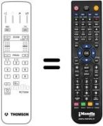 Télécommande équivalente Hifivox 72 DF 68 LN