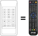 Télécommande équivalente RCT 3403 S