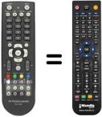 Replacement remote control RCU 500