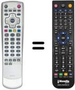 Télécommande équivalente JQ LTCUB2001
