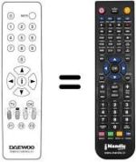 Télécommande équivalente REMOTE CONTROL 211