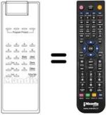 Télécommande équivalente RG 200