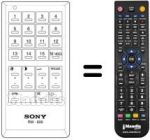 Télécommande équivalente RM-606 S