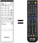Télécommande équivalente RM-651