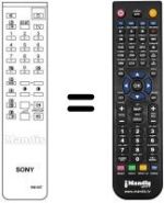 Télécommande équivalente 146548711