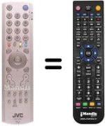 Télécommande équivalente JVC PD 35D30