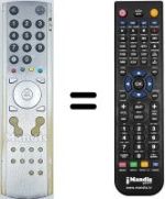 Télécommande équivalente JVC PD 42V31S