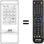 Télécommande équivalente JVC C 1480EK