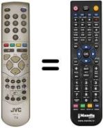 Télécommande équivalente JVC PD 42D30 S