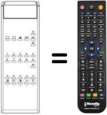 Télécommande équivalente Radiomarelli RM 215