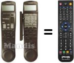 Télécommande équivalente RM 986 E