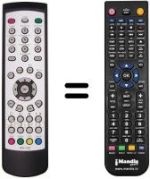 Télécommande équivalente Nec PX-TUAN-01