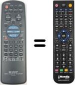 Télécommande équivalente RRMCG 0076 AJ
