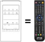 Télécommande équivalente RRMCG 0123 CESA