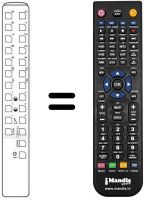 Télécommande équivalente RRMCG 0234 CESA