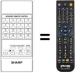 Télécommande équivalente RRMCG 0320 CESA